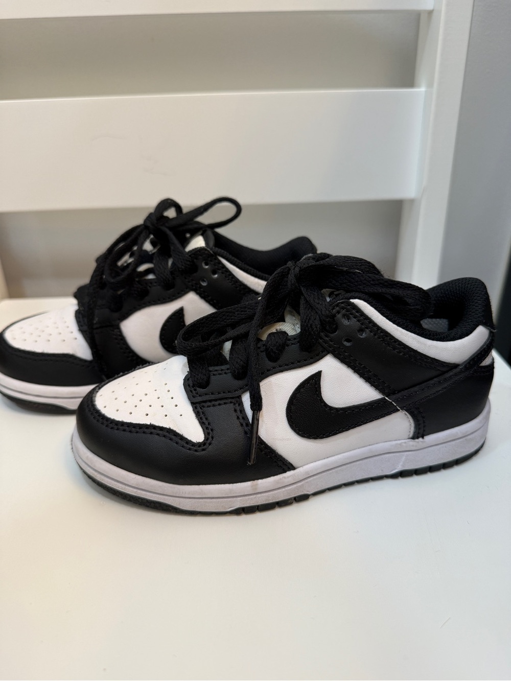 Kids Black & White Nike “ Panda” Sneakers kids size 11C